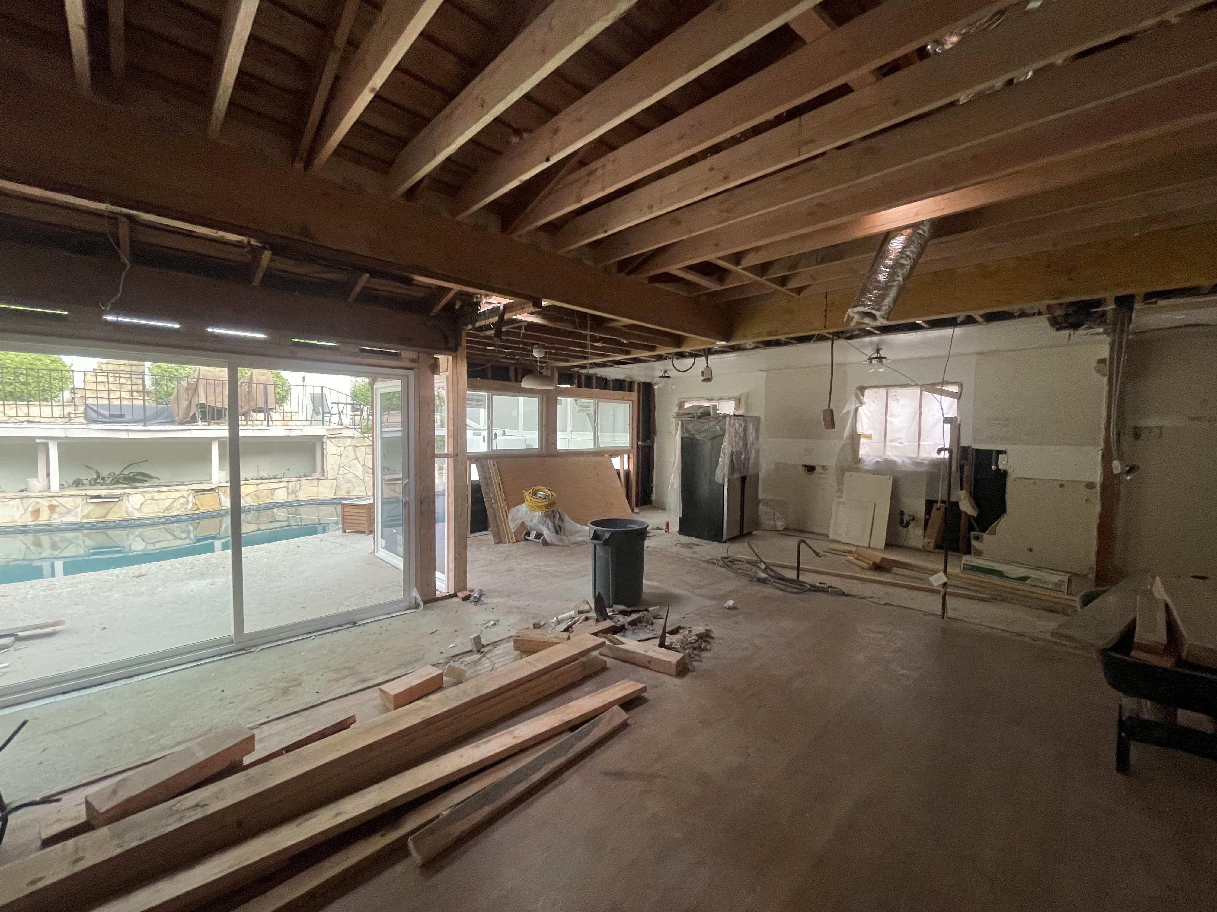 Construction work in progress